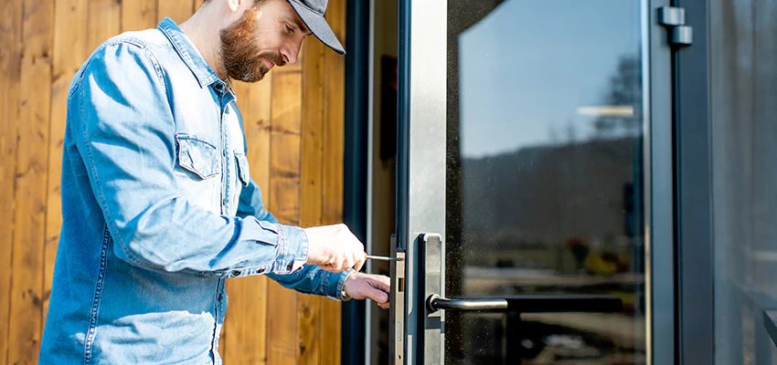 Frameless Glass Storefront Door Locks Replacement in San Mateo, CA